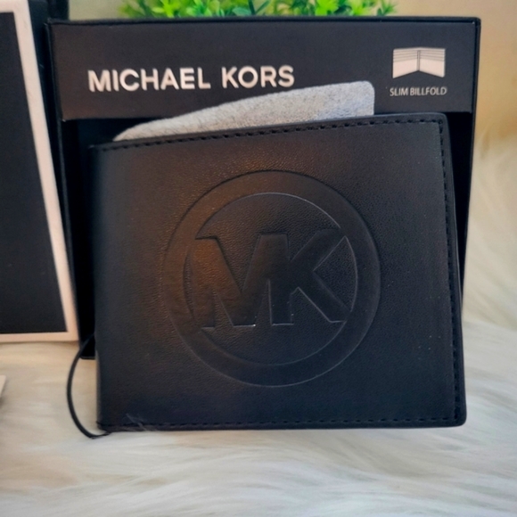 NWT Michael Kors Jet Set Men's Slim Billfold Wallet in a Gift Box $98 - Picture 14 of 17